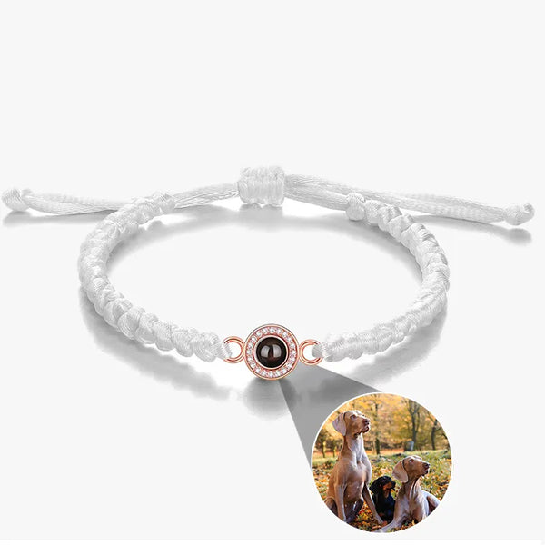 Custom Photo Projection Circle Bracelet